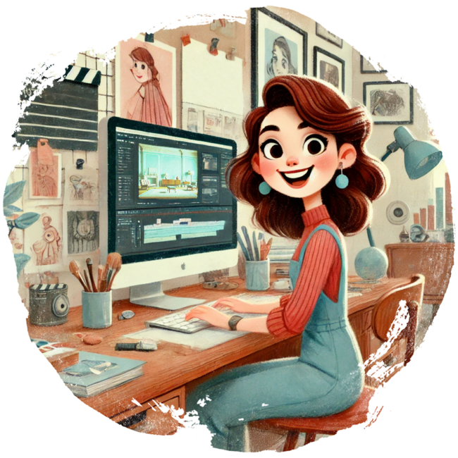 Motion Graphic Video Lady Transform your story into a powerful Motion Graphic Video